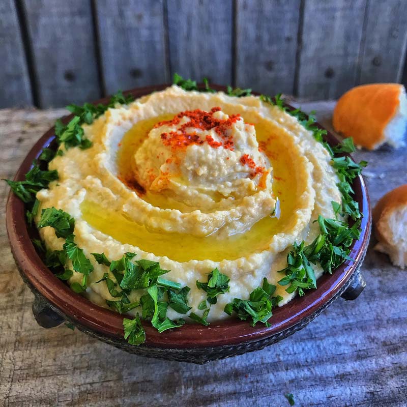 HUMMUS DE MAIZ Y GARBANZOS