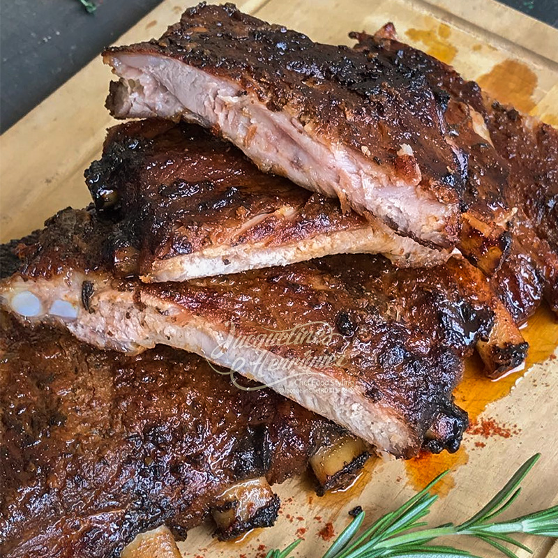 COSTILLAS CON OREGANO Y PIMIENTON TOSTADO