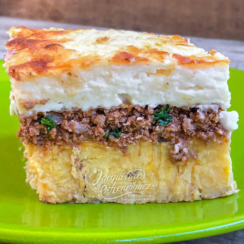 PASTEL MADURO AL PASTITSIO